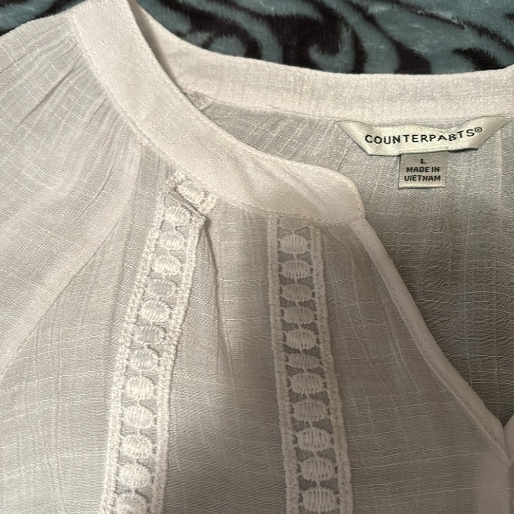 White Counterparts Blouse - Picture 4 of 7